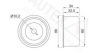 HYUNDAI 2445038001 Tensioner Pulley, timing belt